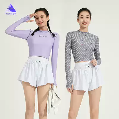 VECTOR wetsuit women's sunscreen swimsuit set Long-sleeved trousers jellyfish suit two-piece slim snorkeling surfing suit