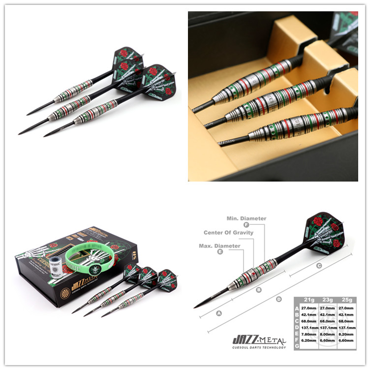 CUESOUL JAZZ-METAL loạt phi tiêu bằng thép vonfram 21/23 / 25g - Darts / Table football / Giải trí trong nhà phi tiêu 3 cánh