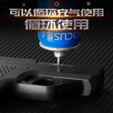 Пистолет, ветрозащитный магазин, надувная зажигалка, портсигар