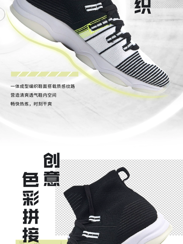 Giày thể dục Li Ning giày nam 2019 mùa thu mới không giới hạn X giày tập luyện toàn diện giày cao gót sneakers AFJP027 - Giày thể thao / Giày thể thao trong nhà