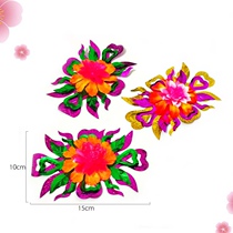 Chaoshan mid-autumn decoration flower emulated flower handmade with multiple figure folded paper folding tower of various handicraft dress supplies