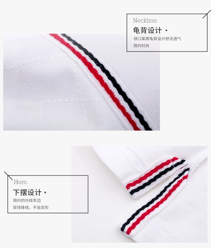 CHÚNG TÔI POLO ASSN.polo áo sơ mi ngắn tay áo người đàn ông lỏng bông giản dị mùa hè ve áo nam ngắn tay T-Shirt áo sơ mi polo