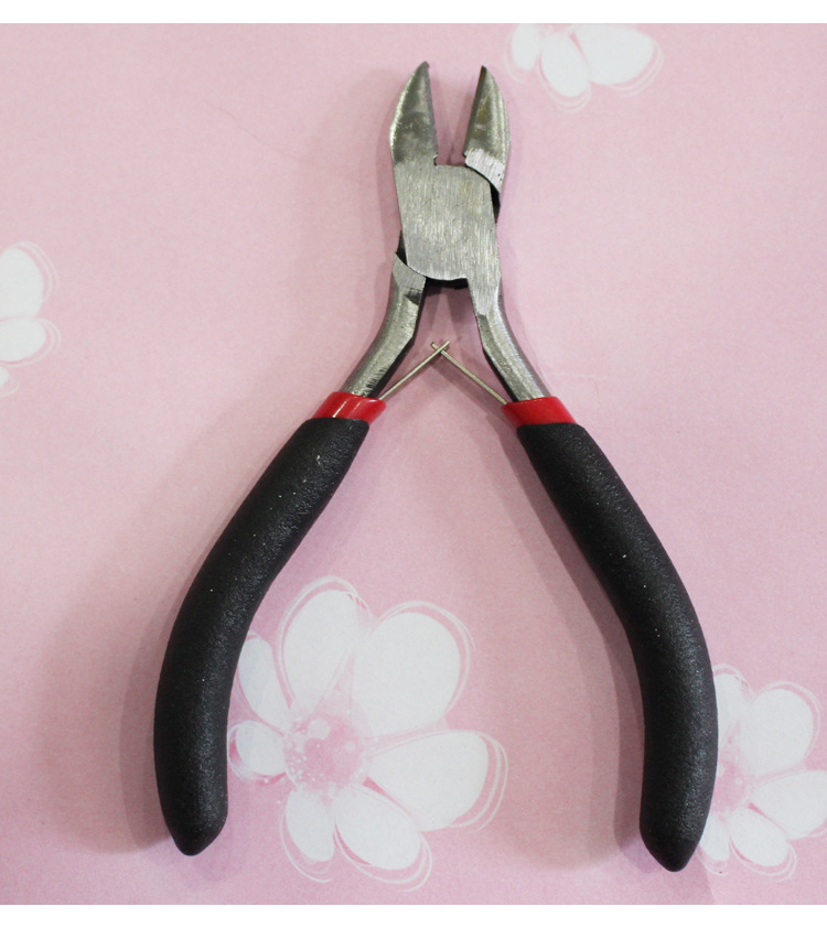 Vớ lụa hoa hướng dẫn sử dụng chất liệu hoa DIY dụng cụ làm mũi kim kìm mũi chéo kìm kéo tay áo khuôn - Tự làm khuôn nướng khuôn silicon hình thú