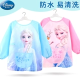 Детский нагрудник для девочек, водонепроницаемый фартук, демисезонная вельветовая юбка для еды, анти-грязь, сзади на завязках