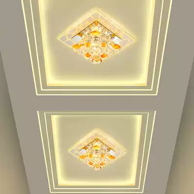 Creative LED walkway Light Corridor light porch light porch light Crystal downlight foyer lamp Sun table lamp modern simple square