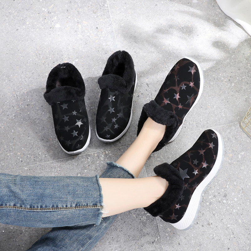 2022 new old Beijing cloth shoes women's shoes plus velvet cotton shoes non-slip warm student shoes casual short boots winter thick sole