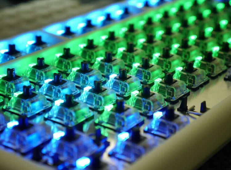 Mechanical keyboard diy retrofit Cherry transparent shaft cover 100% compatible chry axis light transmission 95%