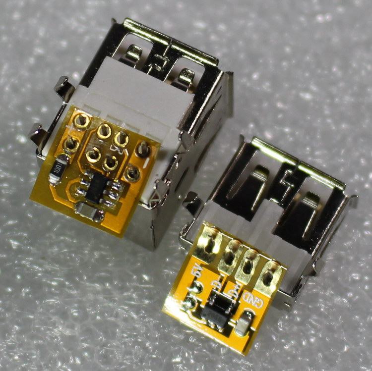 USB seat intelligent automatic recognition superposition board Single double road 2 4A intelligent recognition fast charging (no warranty)