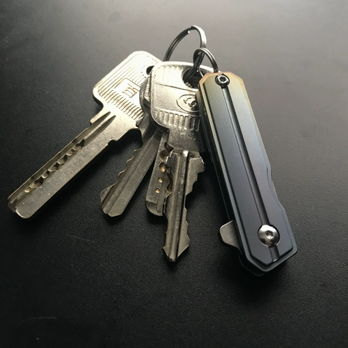 Edc mini Quick-открытый нож титановый сплав Ключе