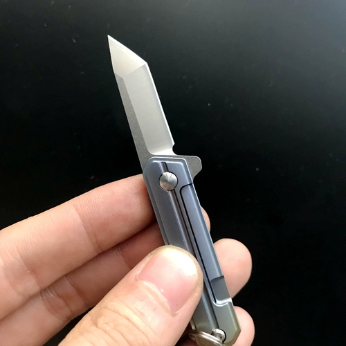 Edc mini Quick-открытый нож титановый сплав Ключе