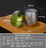 Двухэтажная чайная чашка, стакан, трубочка, японский антибактериальный бокал, простой и элегантный дизайн