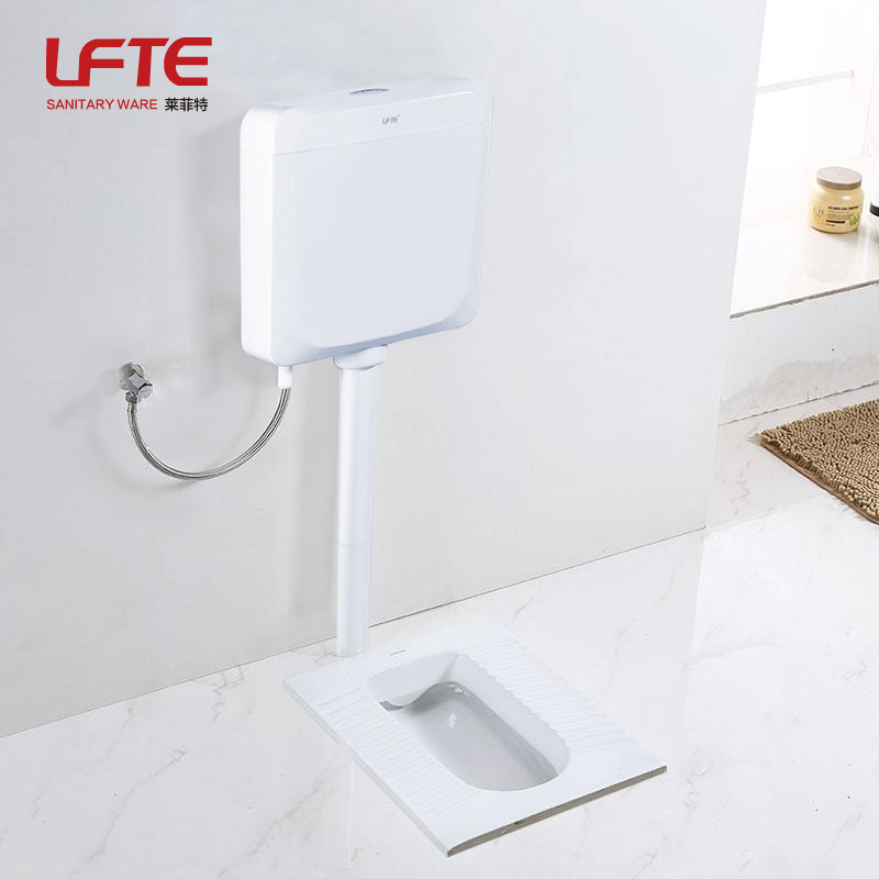 Energy-saving squatting toilet flushing tank toilet urinal water-saving mute water tank dressing room stepping toilet squatting toilet button water tank