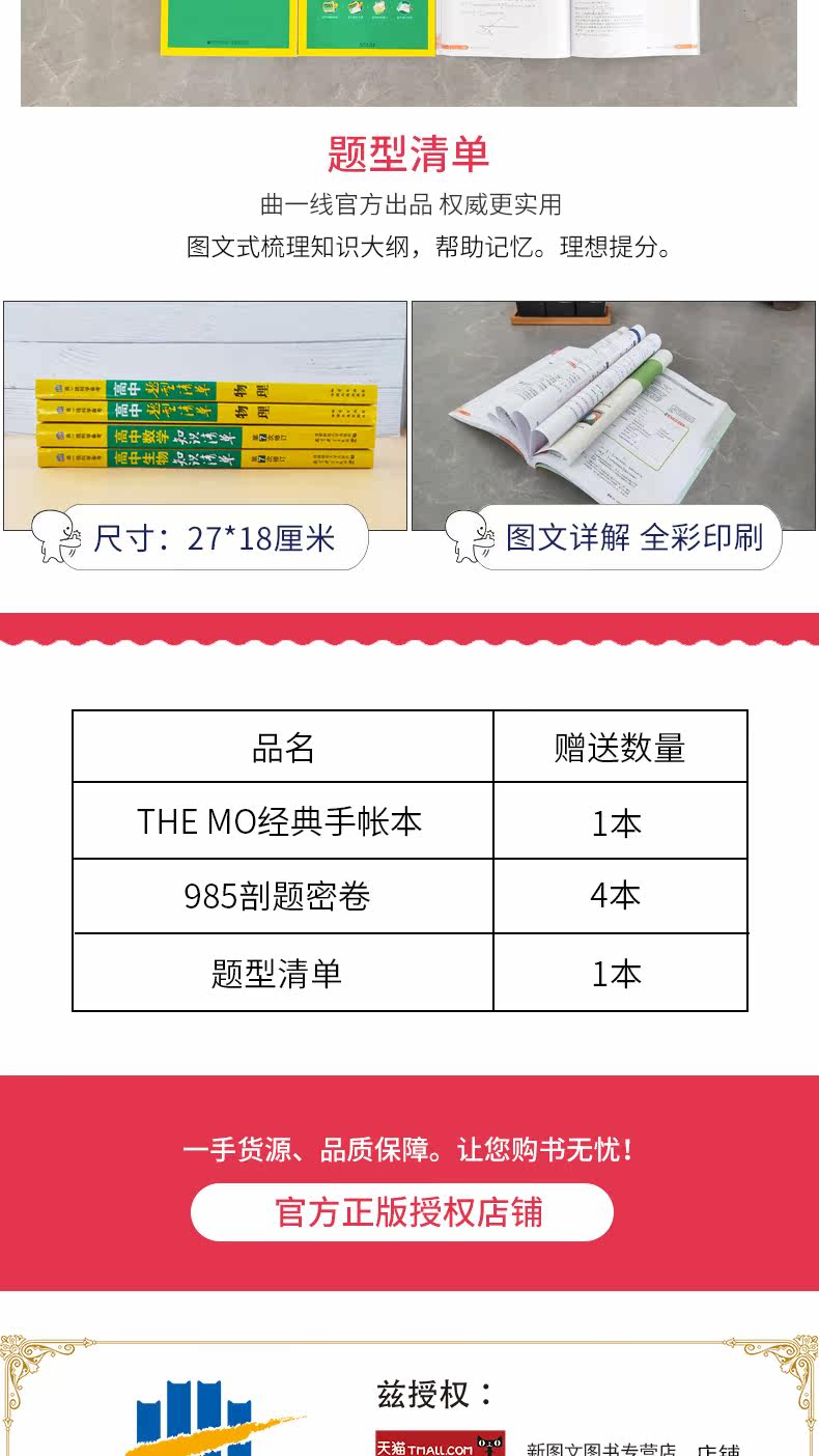 2020版 曲一线 高中知识清单 数理化生4本 图4