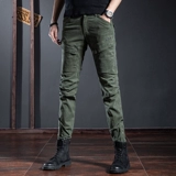 Демисезонная элитная зеленая униформа медсестры, мужские модные трендовые штаны для отдыха, свободный крой