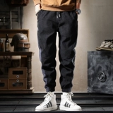 Демисезонные вельветовые штаны, японские повседневные брюки, оверсайз