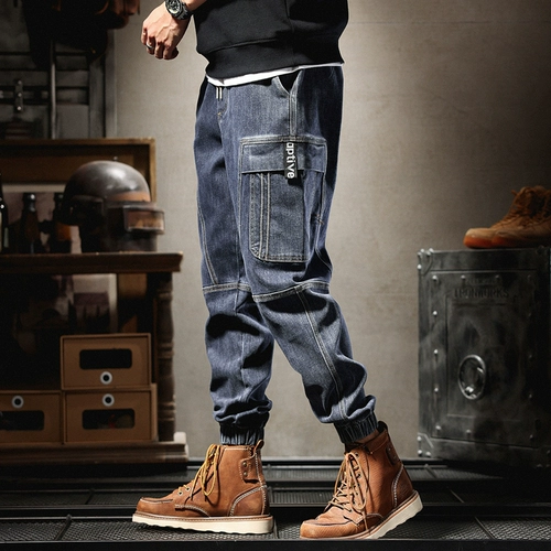 Весенние элитные прямые свободные джинсы, трендовые штаны для отдыха, тренд сезона