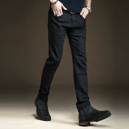 Приталенные черные цветные прямые свободные джинсы, комбинезон, демисезонные штаны