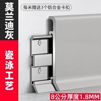 Чрезвычайно толстый 1,8 мм [обновление фарфоровой поверхности плавания] 8 см-моранди серо-серого спенда 3 основы на метр