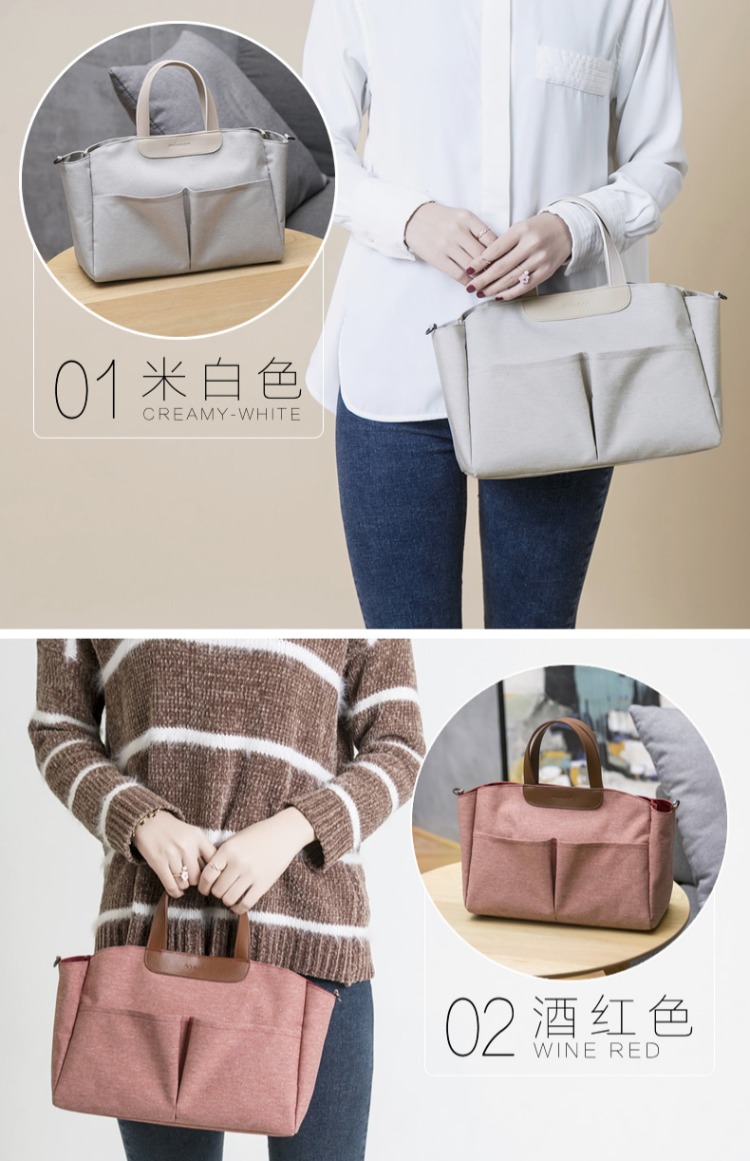 Mẹ túi tote túi bé nhỏ ra túi du lịch bé đa chức năng nhẹ túi mẹ thời trang mẹ con bộ túi xách cho mẹ và bé gái