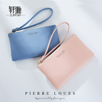 Hand-held mobile phone bag womens wallet long 2019 new simple fashion handbag coin purse leather wallet small handbag