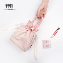 Lazy drawstring cosmetic bag Large-capacity cosmetic cosmetic bag Travel portable multi-function storage bag Travel supplies