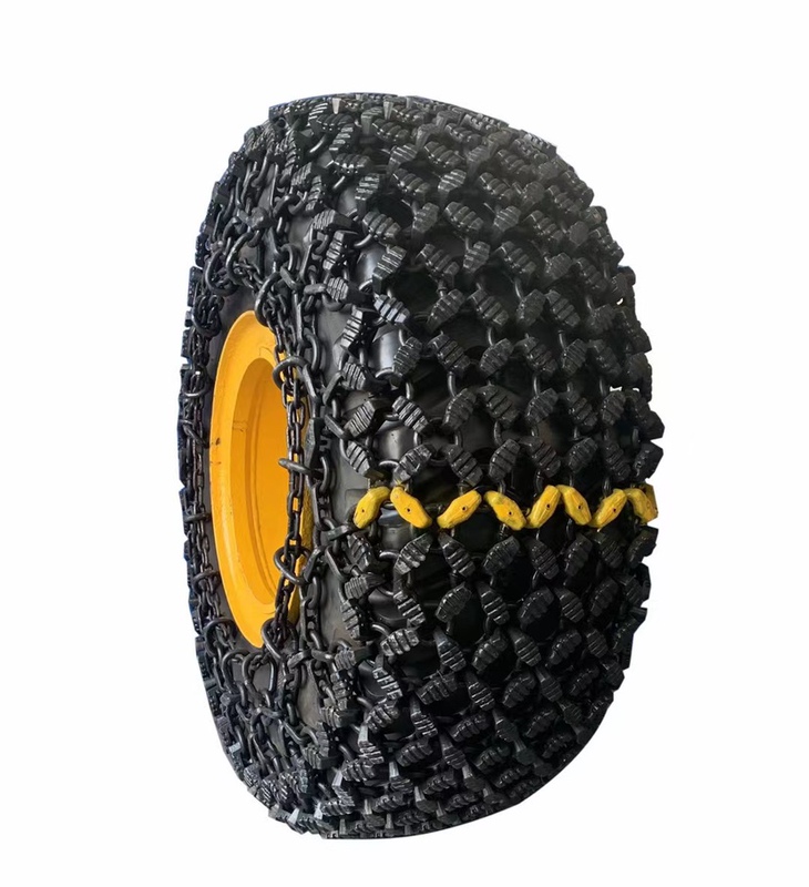 50 Loader and Forklift Tire Protection Chains, Anti-Skid Chains, 23.5-25 Tire Protection Chains, Forged Encrypted Protection Chains