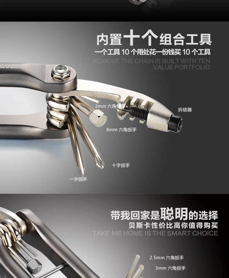 Outils pour vélo BASECAMP - Ref 2281605 Image 7