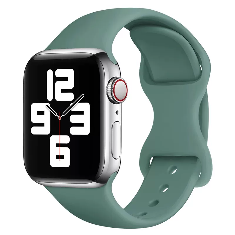 [Официально] совместимая ремешок для Apple Watch AppleWatch8 лента силикон IWATCH лента SE умные часы 41mm45/44/42/38 поколение 6/5 ниша