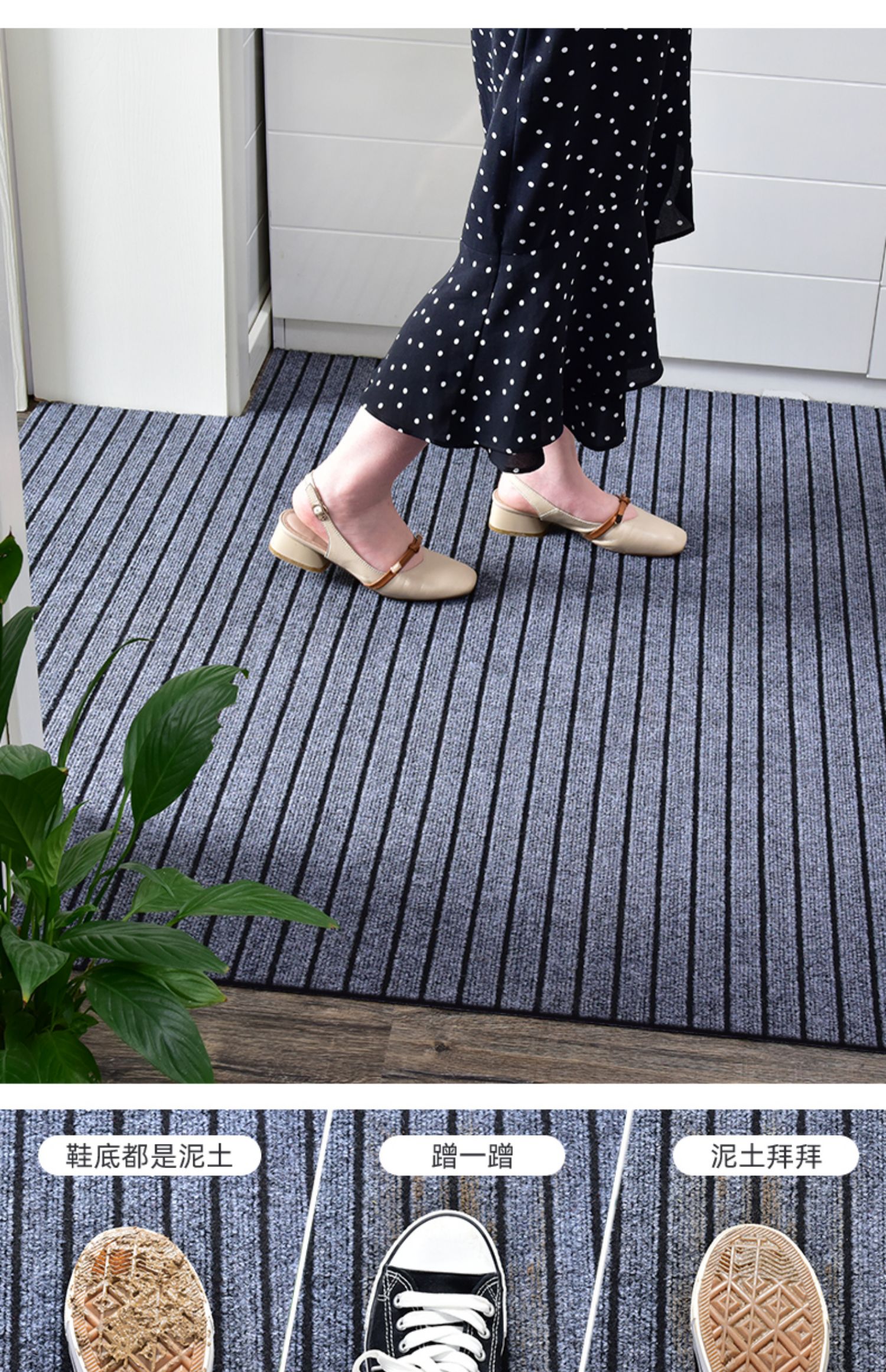 Thảm cửa ra vào thảm cửa thảm nhà bếp có thể được cắt thảm chống trượt cửa ra vào cửa tùy chỉnh - Thảm sàn thảm lau chân siêu thấm