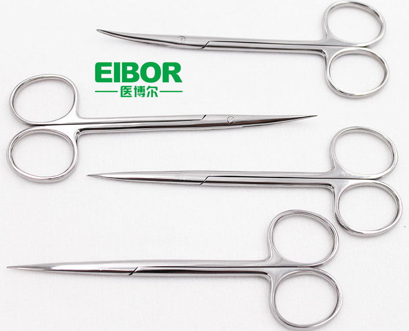 New 12CM fine straight-pointed scissors comprehensive bending shears for household medical use 14CM straight-pointed bends