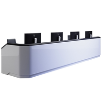 Modern paint curved console command center center console dispatching desk computer desk monitoring desk dispatching operation desk