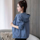 This year's early spring women's jackets new spring and autumn loose Korean style solid color hooded women's casual short thin jackets