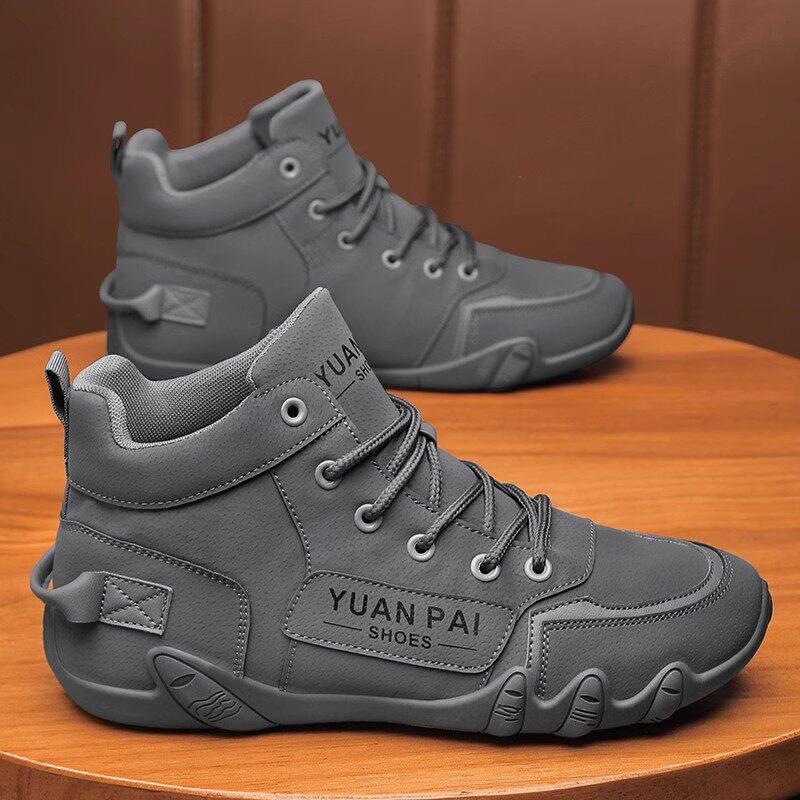 Giày Nam 2023 Mới Mùa Đông Đi Làm Leo Núi Ngoài Trời Bảo Hộ Lao Động Chống Trơn Trượt Chịu Mài Mòn Công Trường Làm Việc Cao-Top Giày Hợp Thời Trang giày bảo hộ đẹp giày bảo hộ nữ
