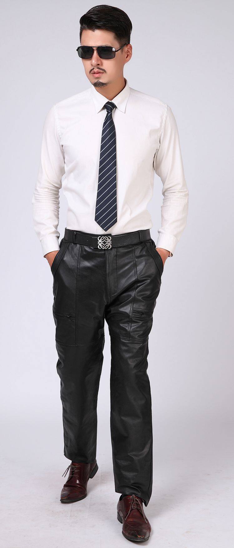 Pantalon cuir homme en vrac pour hiver - Ref 1478926 Image 57