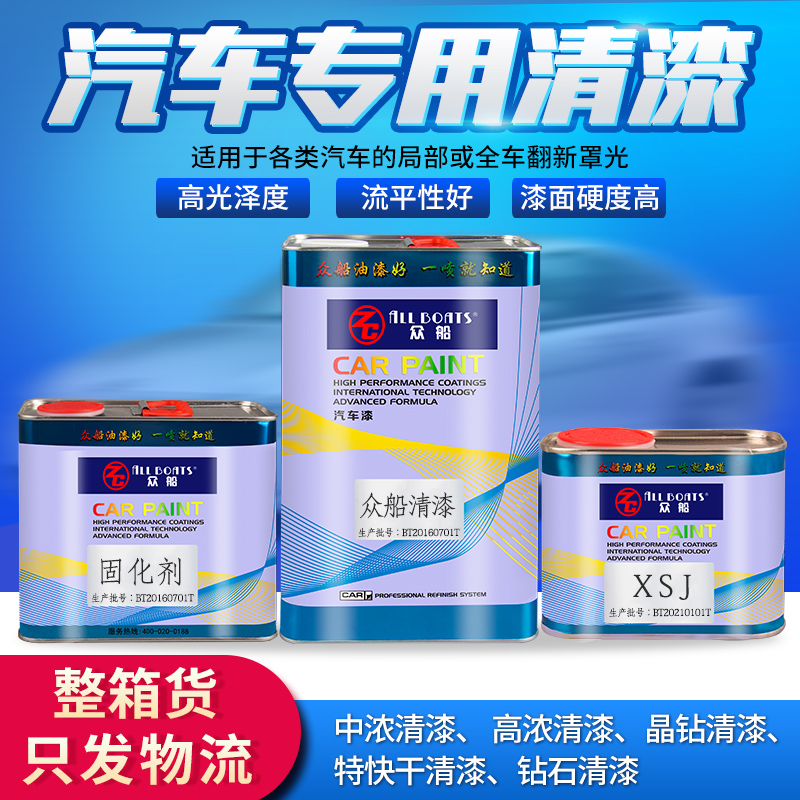 Automotive Paint Special 2K Varnish Gloss Oil Large Bucket Loaded Transparent Lacquer Mirror Metal Bright Light Paint Repair Paint Accessories
