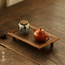 Qingzhuju) Tea set Tea tray Tea table Household small tea table Simple tea table Pot mat Tea sea tea tray Tea ceremony dry bubble table