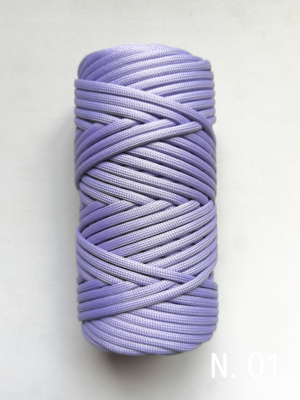 61 Colors ins Internet-Famous 5mm Polyester Core-Spun Yarn Medium-Thick Macrame Hand-Knitting Crochet Rope for Handmade Weaving