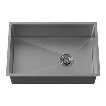 Jomoo bathroom sink 304 stainless steel sink large single slot nano kitchen household thickened handmade dishwashing sink
