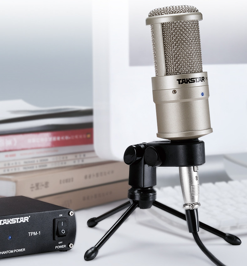 To win the PC-K200 capacitive microphone mobile phone computer live K singing Sleeve Dress Recording to Win The Microphone