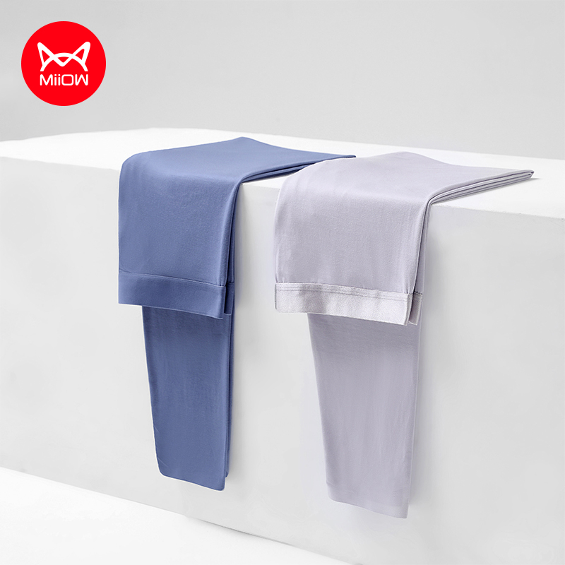 Cat man sanitary pants men's trend thin incognito tight men's modal warm pants slim fit inside wear Korean version of the inner pants