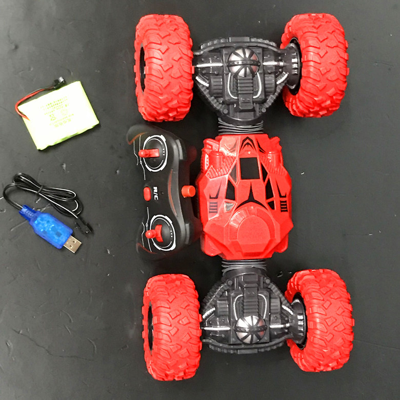 Remote control four-drive off-road car telescopic car aerobatic twist car charging climbing drift children's toy car holiday gift