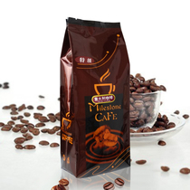 Premium Italian style coffee beans imported with deep baking sugar-free black coffee can be ground 454 grams