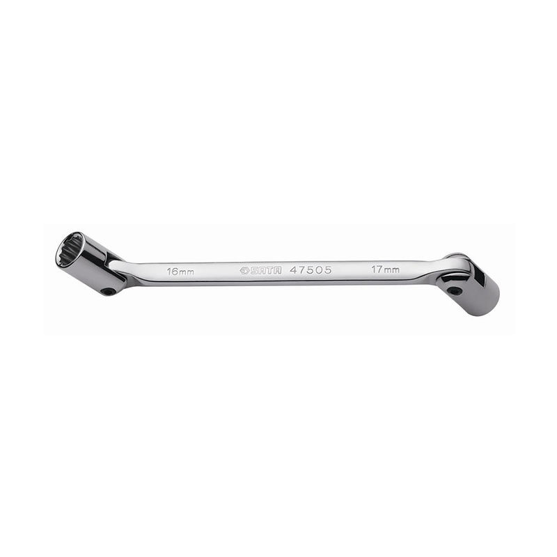 SATA Shida Tool Full Polished Double Head Angle Sleeve Wrench 47501 47501 47502 47503 47503 47504