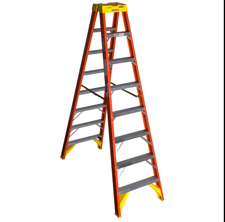 Stable T6204CN T6206CN T6208CN T6210CN 6212 insulated glass fiber double side herringbone ladder