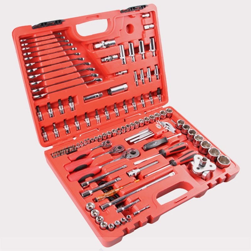 Jieke metric inch sleeve 121 pieces auto repair 4S shop special sleeve ratchet wrench set tool SK-121SP