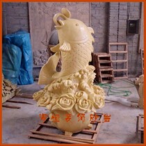 Sandstone carvings indoor and outdoor courtyards urban gardens beautiful scenery water carp sculpture decorative ornaments