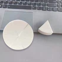 Triangle leather sponge powder puff makeup artist Special powder puff wet and wet makeup egg air cushion hair teacher same model