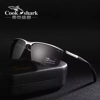 Official counter Cook Shark Polarized sun glasses Men's Driving Spectacles Sunglasses Men's Tide Men's Tide Driving Mirror