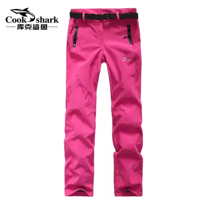 cookshark Cook Shark Outdoor Women's assault pants fleece liner waterproof and breathable wear-resistant mountaineering pants