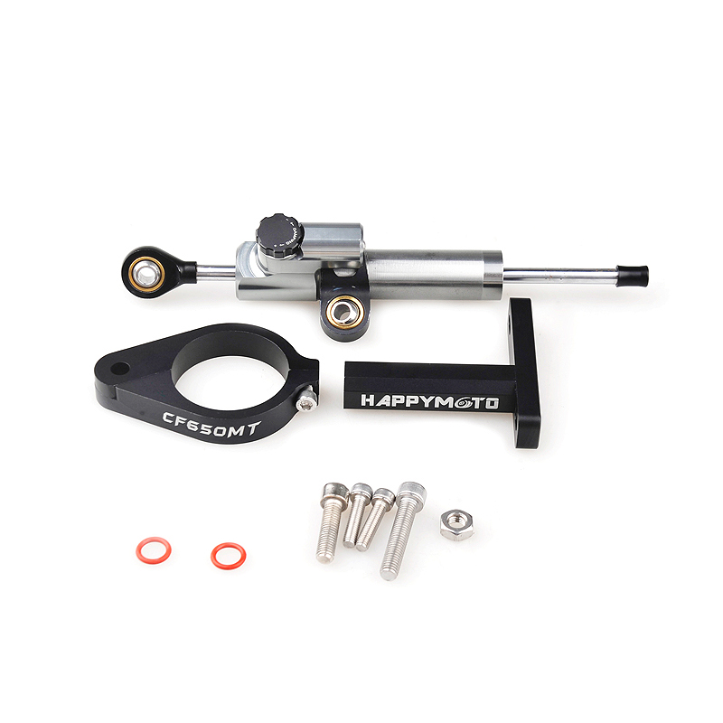 Chunfeng 650MT Guobin tr locomotive damper titanium ruler handlebar stability reinforcement anti-shake modified handle